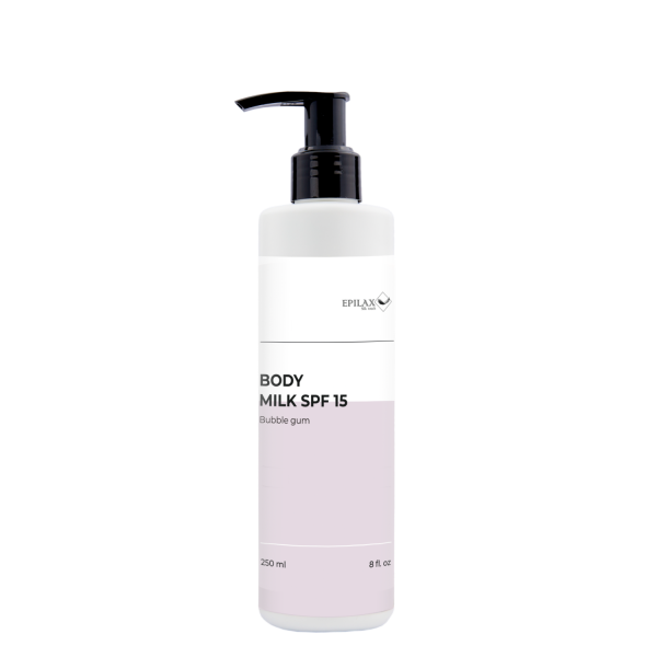 Молочко для тіла SPF15 Bubble gum Epilax 250мл