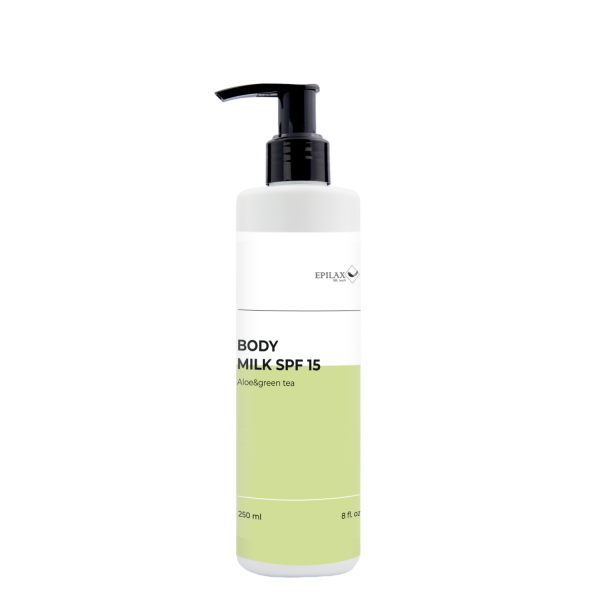 Молочко для тіла SPF15 Aloe&Green Tea Epilax 250мл