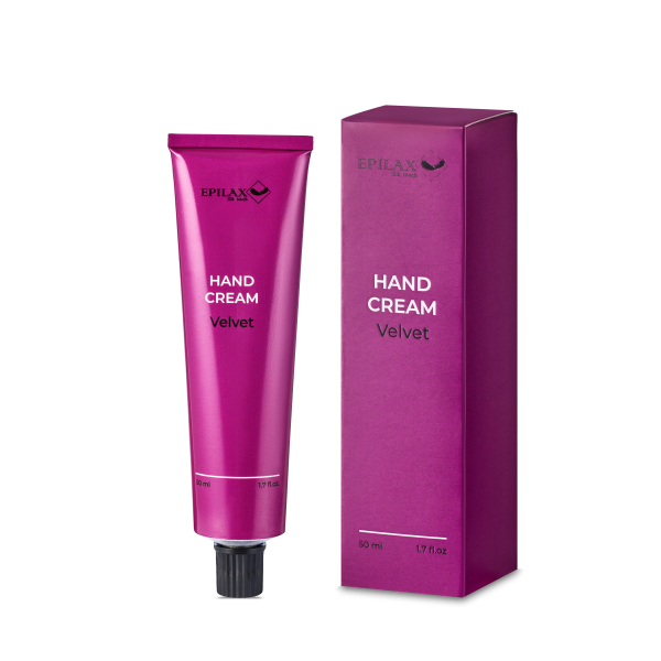 Зволожуючий та живильний крем для рук Velvet ТМ Epilax Silk Touch 50 мл