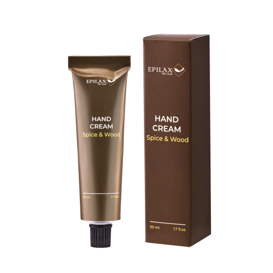 Зволожуючий та живильний крем для рук Spice & Wood ТМ Epilax Silk Touch 50 мл