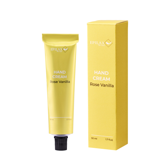Зволожуючий та живильний крем для рук Rose Vanilla ТМ Epilax Silk Touch 50 мл